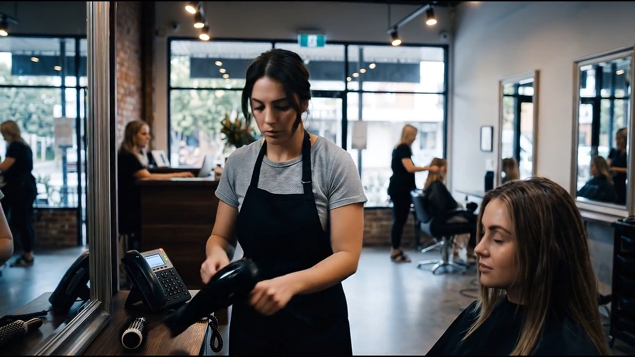 Hair & Beauty business enquiry scene